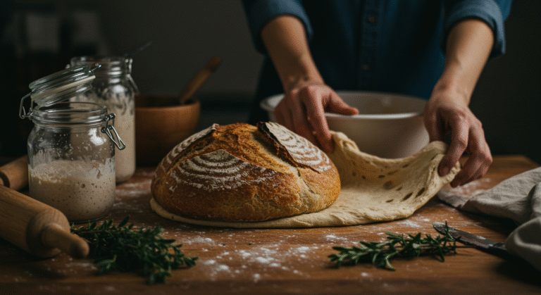 Jak zrobić chleb na zakwasie krok po kroku – tradycyjny przepis
